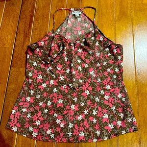 Banana Republic ruffled tank.